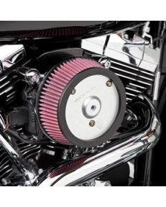 Arlen Ness Black Backing Plate Stage 1 Big Sucker Air Cleaner for 99-01 Harley Injected Touring Models