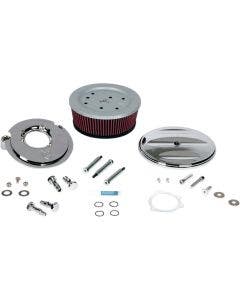 Arlen Ness Stage 2 Billet Sucker Air Cleaner Chrome Scallop Cvr Harley 91-15 XL