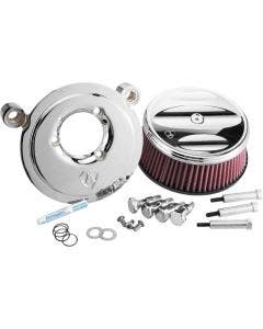Arlen Ness Stage 1 Billet Sucker Air Cleaner Chrome Scallop Cover Harley '08-'16