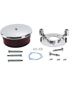 Arlen Ness Stage 2 Billet Sucker Air Cleaner Chrome w/ Cover Harley 08-15 FLH/T