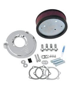 Arlen Ness Chrome Backing Plate Stage 1 Big Sucker Air Cleaner for 91-15 XL