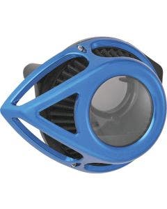 Arlen Ness Blue Clear Tear Stage 1 Air Cleaner for Harley Twin Cam FBW 08-17