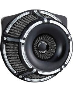 Arlen Ness Black Slot Track Stage 1 Inverted Air Cleaner Milwaukee 8 M8 17-23