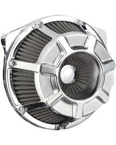 Arlen Ness Chrome Beveled Stage 1 Inverted Air Cleaner Milwaukee 8 M8 17-23