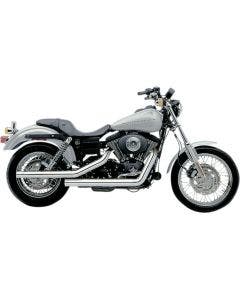 Cobra 6815T Chrome Dragsters 2:2 Drag Pipe Full Exhaust for Harley Dyna FXD 91-05