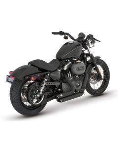 Vance & Hines Black Shortshots Staggered Exhaust Harley Sportster 04-13 XL | 47219