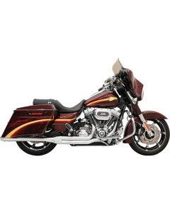 Bassani Road Rage 2-Into-1 Systems Long Megaphone Chrome Harley FLH/T 10-16