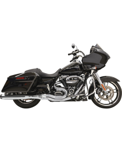 Bassani Road Rage 2-into-1 Chrome Exhaust System 4 Harley 17-23 Touring
