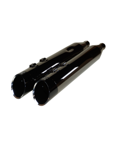 Khrome Werks HP Plus Slash Scorched Chrome Eclipse 4.5 Slip-On Mufflers Harley M8