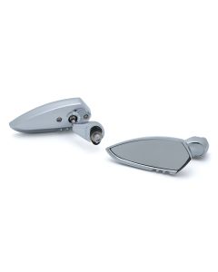 Kuryakyn Chrome Fairing Mounted Scythe Mirrors for Harley Batwing Fairing 14-16 | 1815