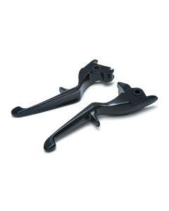 Kuryakyn Gloss Black Trigger Levers Brake & Hydraulic Clutch Harley '14-'16 FLH/T
