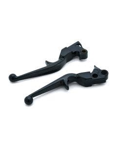 Kuryakyn Gloss Black Trigger Hand Levers for Harley Softail FL XL Dyna FXR