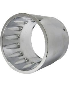 Bassani Chrome Fluted DNT Deep N Throaty 4" Replacement Tip
