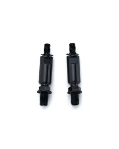 Kuryakyn Black Raised Mirror Adapters Honda Kawasaki Suzuki Indian Victory
