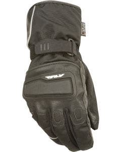Fly Racing Black Xplore Waterproof Reflective Motorcycle Riding Gloves (2XS-3XL)