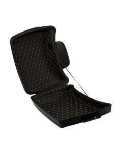 HOGWORKZ® Razor Tour Pack Liner | Black w/ Gold Stitching for Harley FLH 97-24