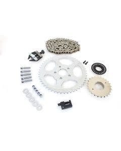 V-Twin 19-0180 Bolt On Chain Drive Conversion Kit Rear Sprocket FLST FXST 08-17