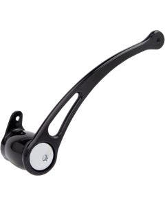 Arlen Ness Radius Black Extended 1" Brake Lever Harley Touring 97-07