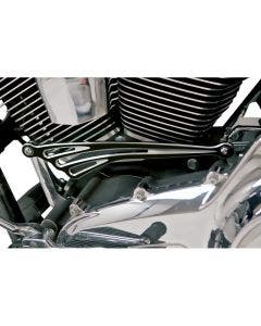 Arlen Ness Black Deep Cut Flat Shift Linkage for Harley Touring FLH/T 84-16
