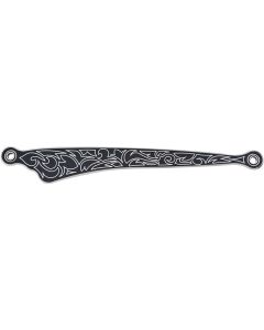 Arlen Ness Black Engraved Shift Linkage for Harley FLHT & FL/FX Softail 84-16