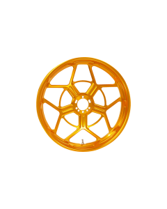 Arlen Ness Forged 19" x 3.25" Billet Gold Speed-5 Front Wheel Rim 4 Harley 