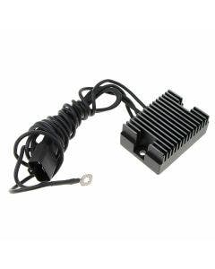 Mid USA 16239 V-Factor Black Voltage Regulator Rectifier 32A Dyna Softail 99-03