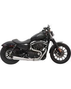 Bassani Stainless Steel Road Rage III Exhaust 2-into-1 Harley XL Sportster 04-17