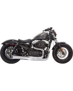 Bassani Chrome Road Rage II Mega Power 2 into 1 Exhaust Harley Sportster 14-17