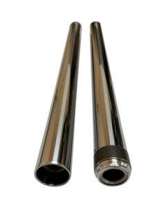 Pro One 105030 Chrome 39MM 26.25" Fork Tube Assembly Harley Dyna Sportster 87-07