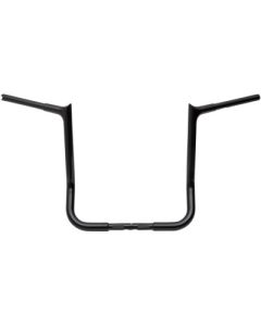 FBI Fat Baggers Black 16" EZ Install Pointed Handlebars Harley Batwing 86-22