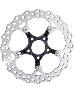 Arlen Ness Black 11.8" FLT Rear Spider Rotor 4 Harley 00-14 Touring/Softail/Dyna 