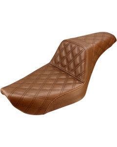 Buy Saddlemen 896-04-175BR Brown Step Up Full LS Seat 96-03 Harley Dyna FXD 0803-0606 08030606 leather gel technology comfort stunts wheelies stunt sons of anarchy dyna from Eastern Performance Cycles. Great prices and free shipping!