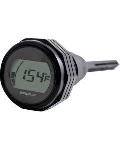 KOSO BA053101 Oil Dipstick Digital Gauge Black Harley Milwaukee Eight Touring 17+