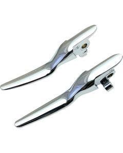 Drag Specialties Chrome Custom Lever Set for Harley 2017-2020 Touring Models