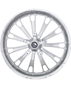 Coastal Moto 21x3.25 Fuel Chrome Front Wheel W/ABS 4 Harley 08-24 Touring