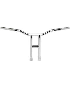 Biltwell 6224-1056 14" Tyson T-Bar Slotted Chrome 1" Handlebar Harley