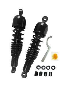 Drag Premium Black 12.5" Rear Spring Shock Absorbers Harley XL FXR 86-03