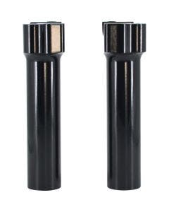 Chubby Billet 6" Straight Gloss Black Riser Set 4 Harley 