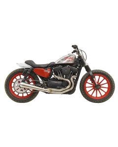Bassani Road Rage III 2 into 1 Megaphone Exhaust System Sportster XL 04-Up