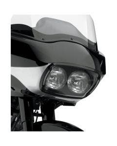 Cycle Visions Black Illumabezel Headlight Bezel Clear Lens for Harley Road Glide FLTR