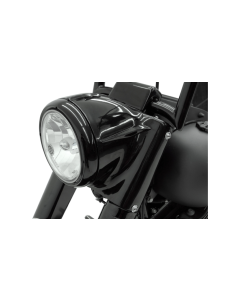 Drag 2001-1482 Black Nacelle Headlight Cowl Kit 01-17 Harley Softail FLST