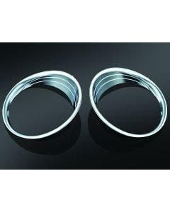 Kuryakyn Chrome Driving Light Bezels for Indian Chieftain 2014