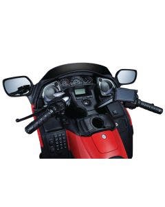 Kuryakyn 1668 Black Glove Box Cubby Snap On Cup Holder Honda Gold Wing 12-17