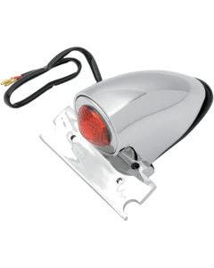Drag Specialties 50s Style Chrome Chopper Taillight for Harley or Custom