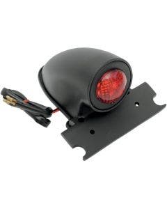 Drag Specialties 50s Style Black Chopper Taillight for Harley or Custom