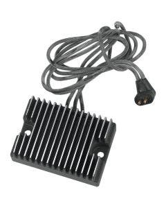 Accel Solid State Black Voltage Regulator for Harley '84-'88 EVO Big Twin
