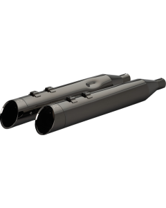 Khrome Werks HP-Plus Eclipse Edge Tip 4.5" Exhaust Mufflers for Harley M8 FLH 17-