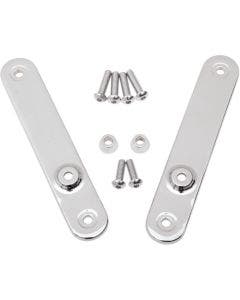 Drag Specialties HotTop Designs Chrome Turn Signal Relocation Mounts Harley FLH/T | 2020-0396