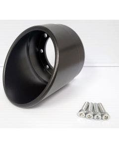 D&D Black Powder 4" Interchangeable Muffler End Cap 30 Degree e/a 17-20FLH/T
