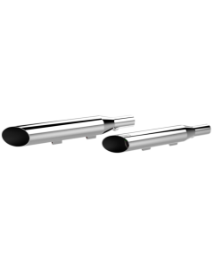 Khrome Werks 3" HP-Plus Chrome Slash Cut Slip on Mufflers Harley Sportster 04-13